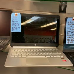 Hp 14" Laptop amd ryzen5 8gbram 250gb