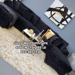 🙋‍♂️XL Double Chaise Sectional, 👉 Furniture Sectional, Queen Bedroom, Dining Table Sets, Bunk Beds Avail 