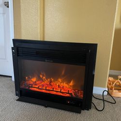 Electric Fireplace With Heater