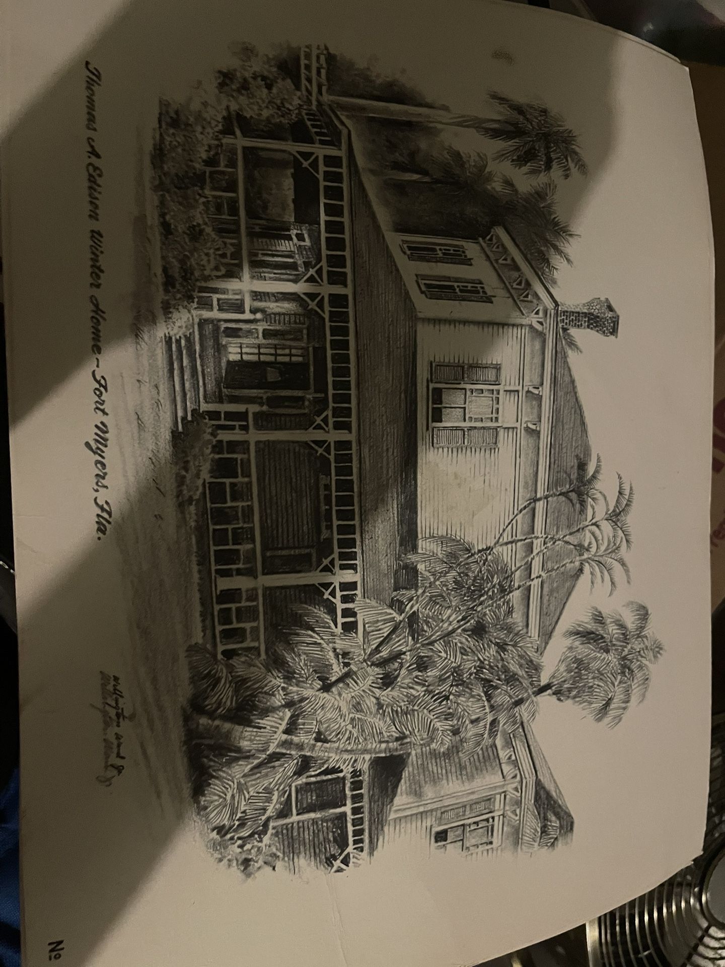 Pencil sketching by Wellington Ward Junior