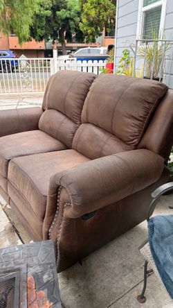 Two person recliner sofa