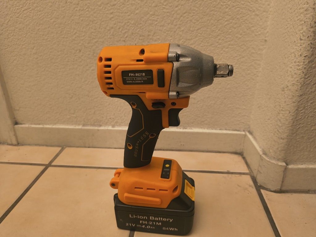Cordless Power Impact Wrench 1/2