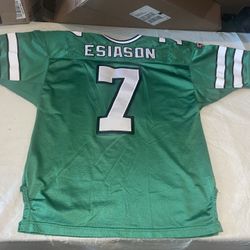 AUTHENTIC Boomer Esiason Wilson New York Jets Jersey Men 50 Sewn Green Clean USA