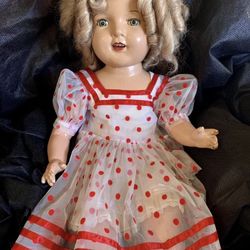 BEAUTIFUL Unmarked Composition Doll 27"