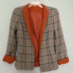 Orange Blazer Size M
