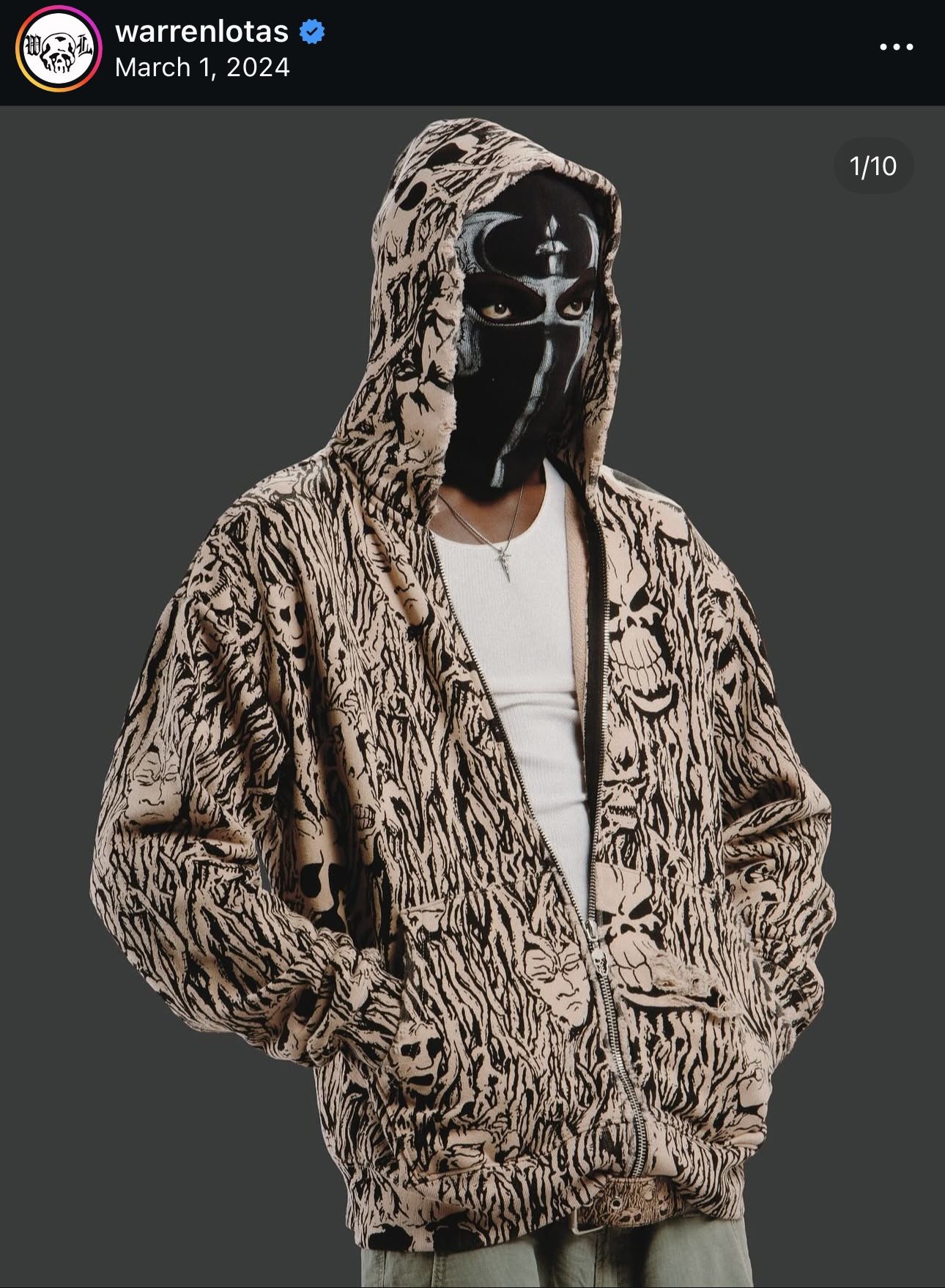 Warren Lotas Wall Of Flesh Hoodie