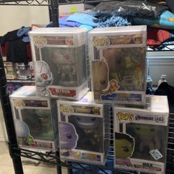 Marvel Funko Pops 10$