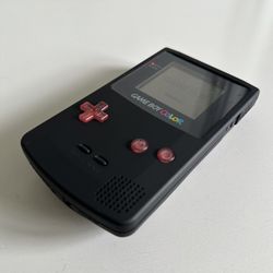 Nintendo Game Boy Color - Matte Black (Custom)