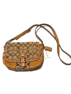Coach Signature Crossbody Bag with Tags