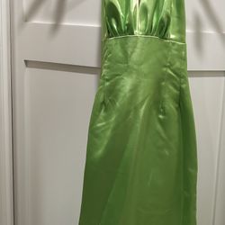 Evening Dress- Elegant Satin Gown - One of a kind