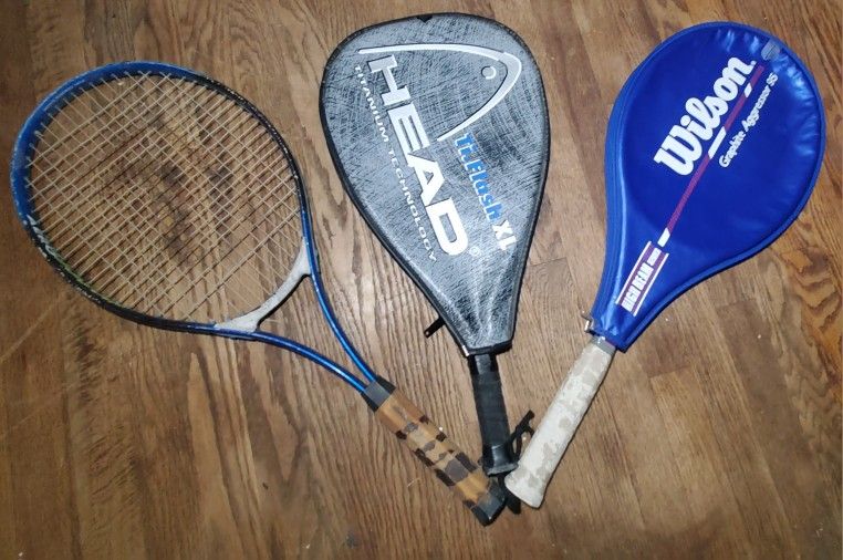 3 Tennis Rackets