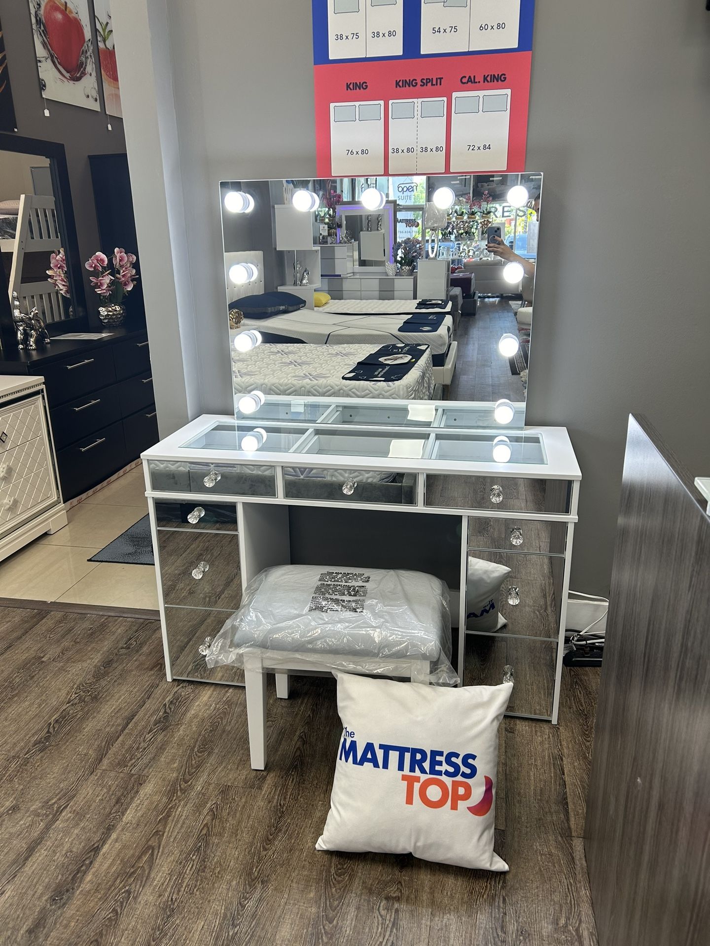 Makeup Vanity Dresser ( Only 39 Down)