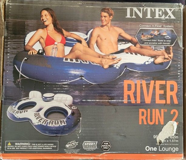 New, River Run 2, 2-person Innertube