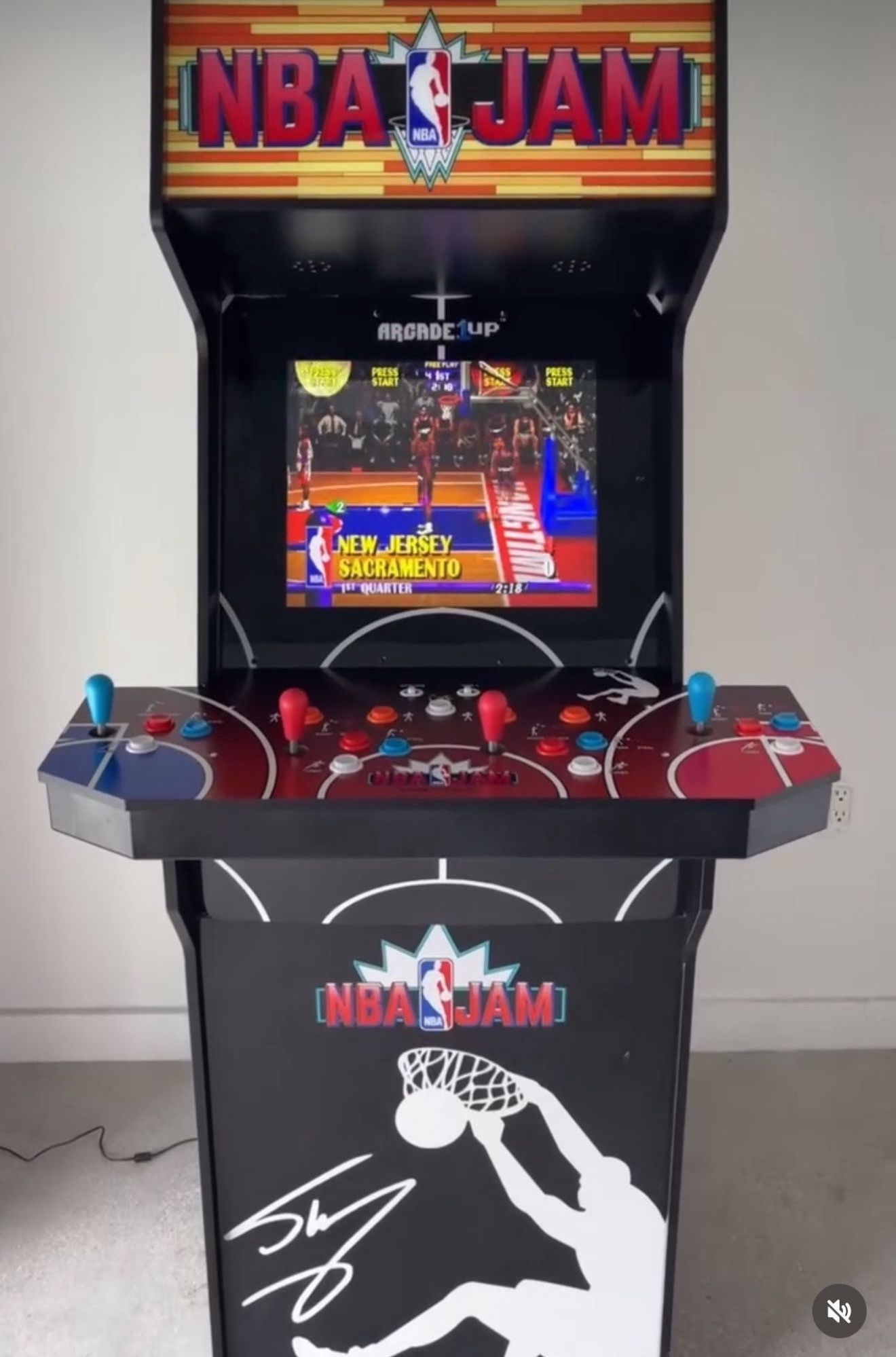 NBA JAM Arcade 1 Up XL Shaq Edition