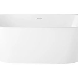 Signature Hardware Arrington 59” Freestanding Bathtub in White