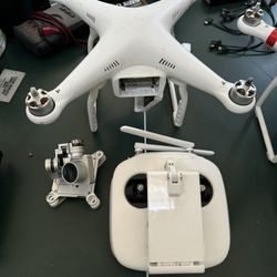 Phantom 3 Advanced With 4k Camera Had Remote Snd Camera And Drone… For Repair Or Parts