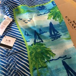 Coach Square Scarf ( New With Tag )
