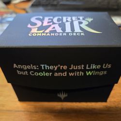 Magic The Gathering- Sealed Secret Lair Deck -Angels Commander Deck: Angels they're Just Like us But Cooler