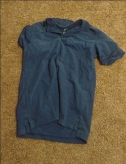 Blue Short Sleeve Polo Shirt