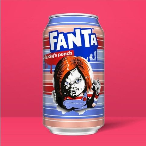 Limited Edition FANTA Chucky's Punch Soda - 12pk - 12oz Cans