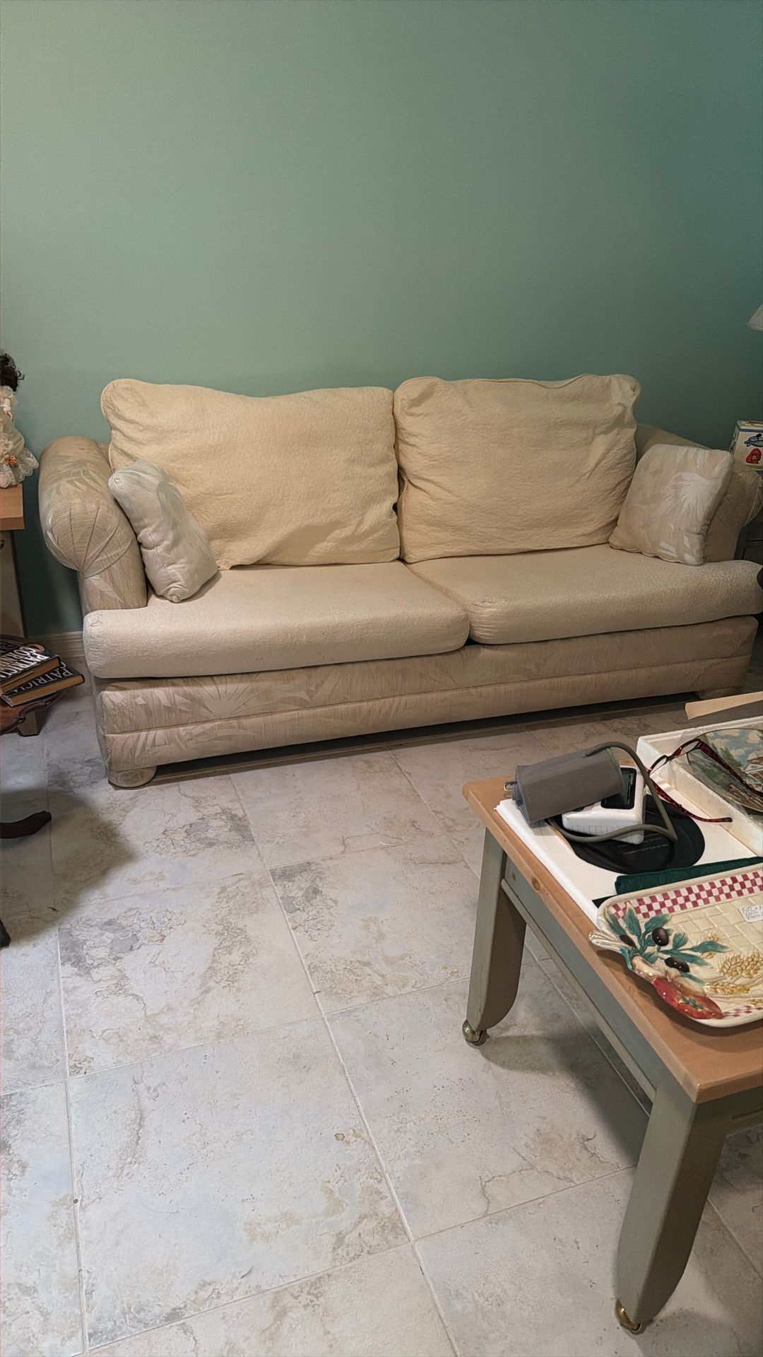 Off White Sleeper Sofa