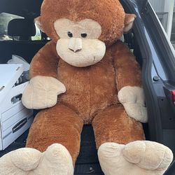 Large Stuffed Monkey 