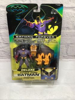 NEW Batman Forever 1995 Kenner Deluxe Attack Wing Batman Kenner MOC