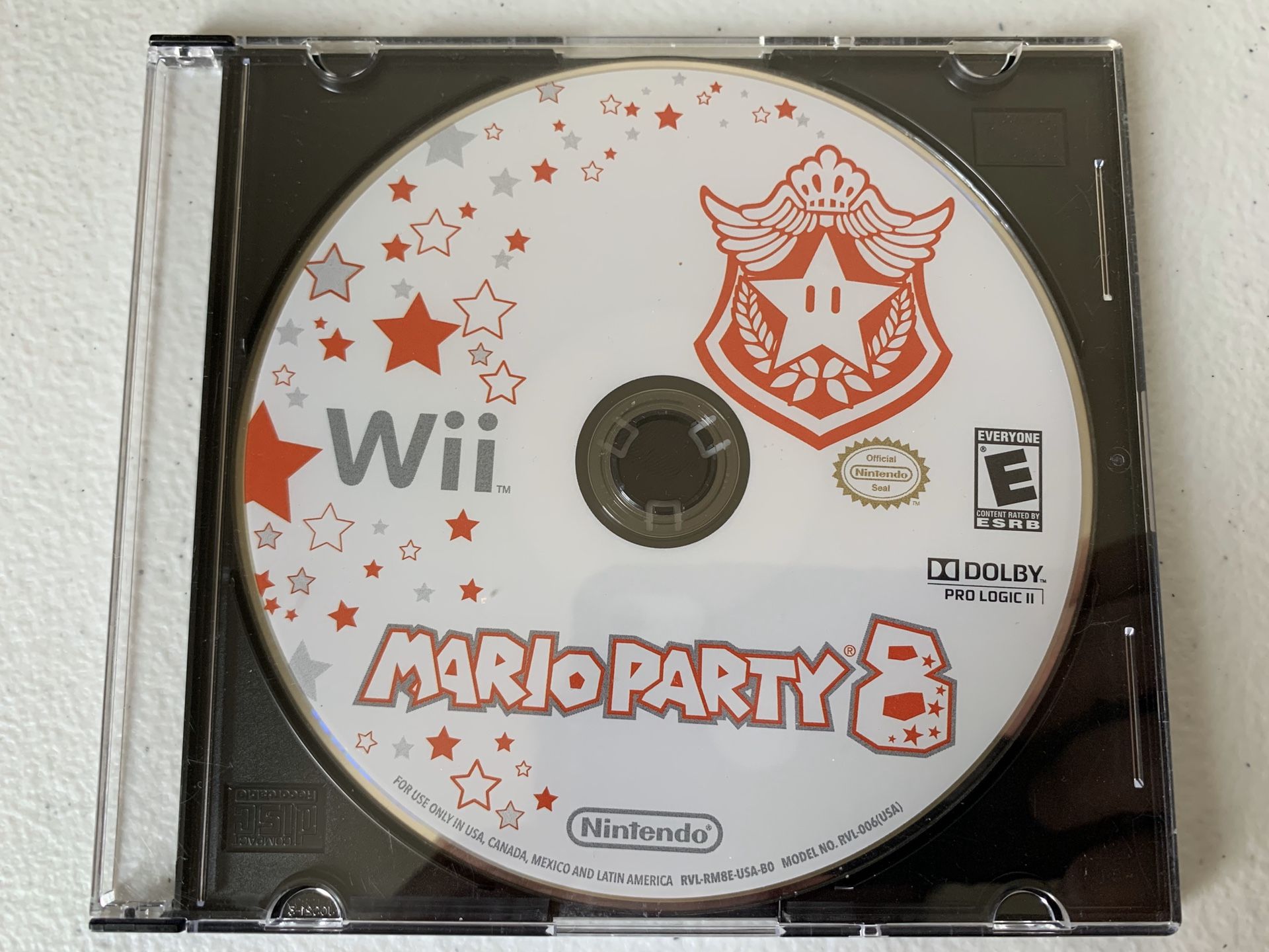 Mario party 8 for the Nintendo Wii