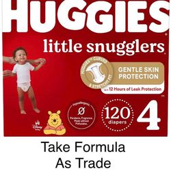 Size 4 Huggies Little Snugglers Diapers Pañales 