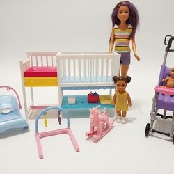 ​Barbie Skipper Babysitters Inc. Nursery & Stroller Bundle