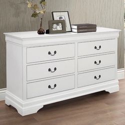 Brand New 6-Drawer White Dresser