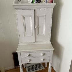 Shabby chic Antique Bookshelf/Dresser