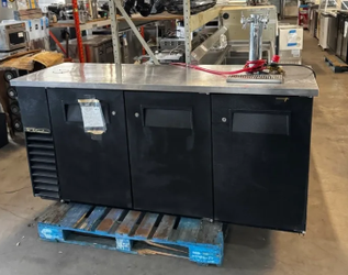 Three Door BarBack Kegerator TRUE 73”