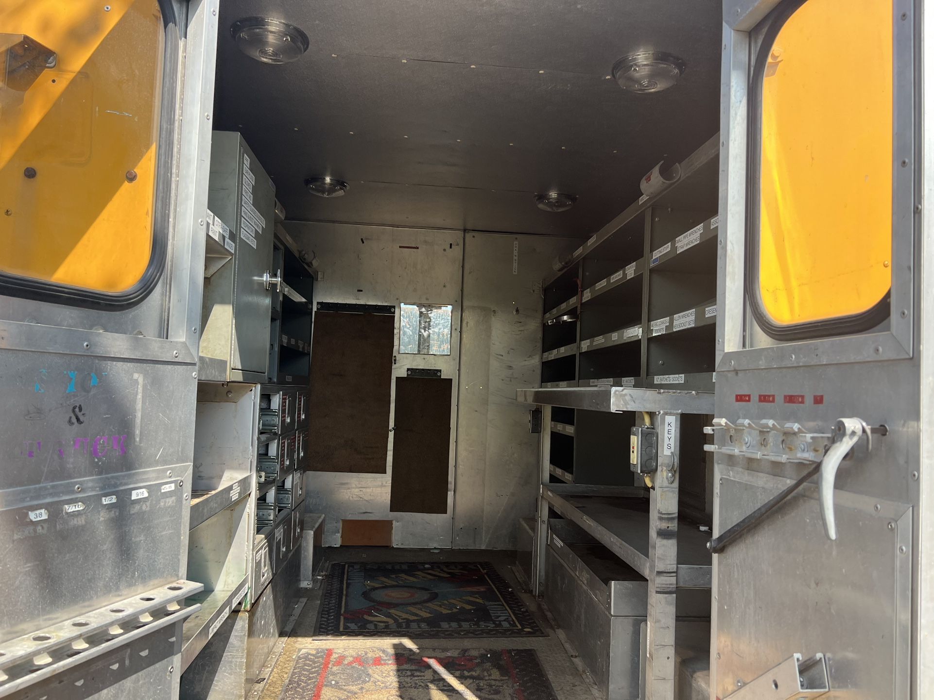 Adrian Steel Truck Metal Shelves Shelving, Drawers, Cabinets Tool Bin