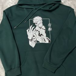 Green Sukuna Hoodie