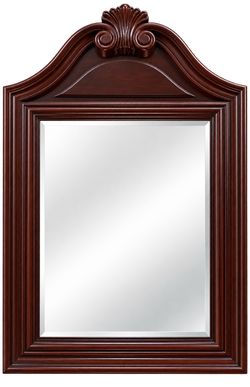 Traditional Wood Framed Wall Mirror