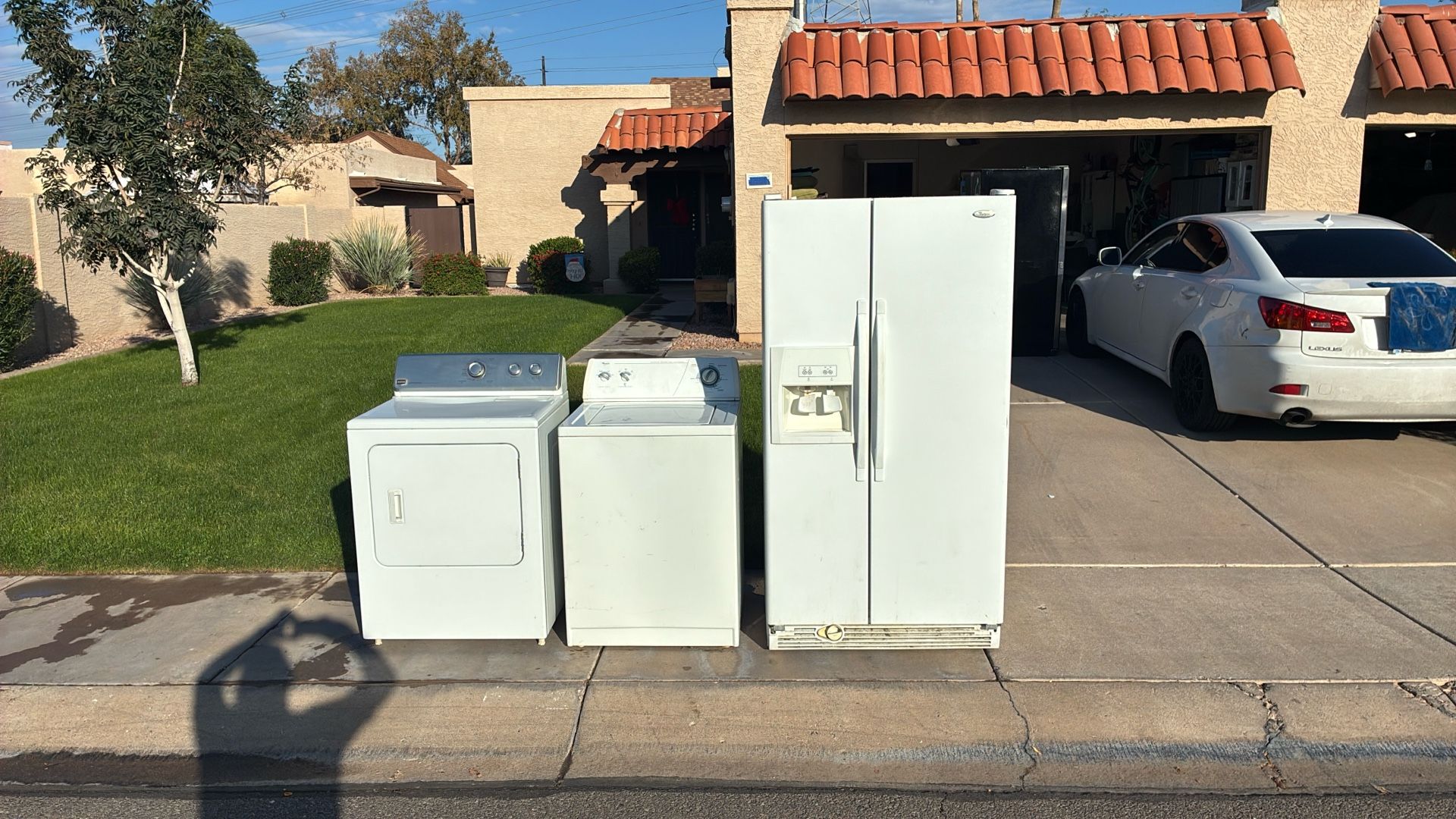 Washer, Dryer And Refrigerator