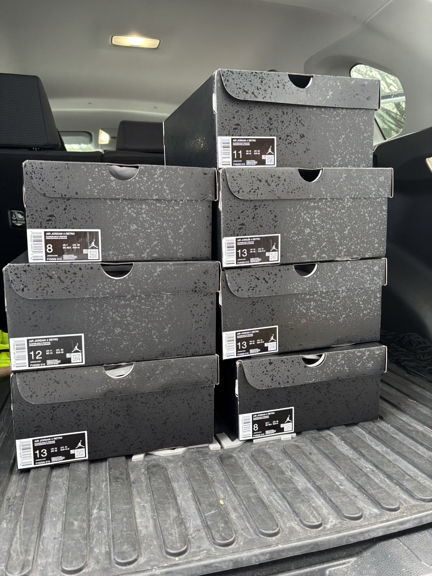 Jordan 4 Black Cat 2025 - Multiple Sizes - Brand New w/ Receipt