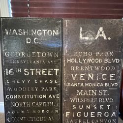 LA and Washington DC Art