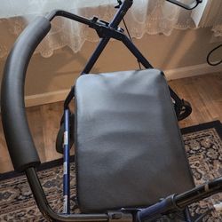 ProBasics Deluxe Bariatric Aluminum Rollator with 8" Wheels Heavy-Duty 400lb