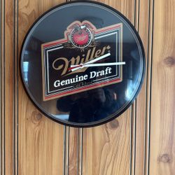 Vintage Miller Wall Clock 