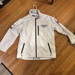 Helly Hansen Jacket Size L White New York Yachy Club American Magic Sailing