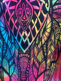 New Sarongs $10- each 3 for $25. Black light. Lots of designs