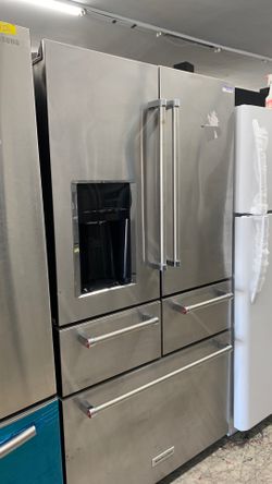 Kitchen Aid 5 Door Fridge In Stainless Steel!