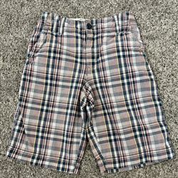Urban Pipeline Boys Flat Front Plaid Shorts Size 10S