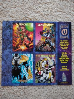 1993 Vintage Creators Universe Uncut Promo Cards