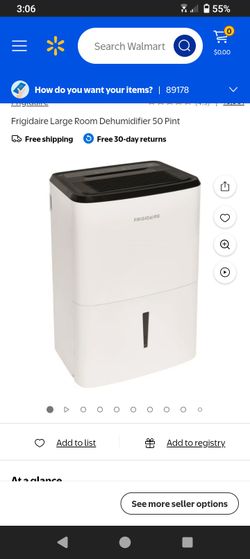 Frigidaire 50 Pint Dehumidifier 