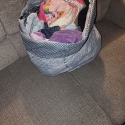 Baby Clothes 9 & 12 months mid size bag filled.