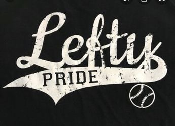 LEFTY baseball glove white with black