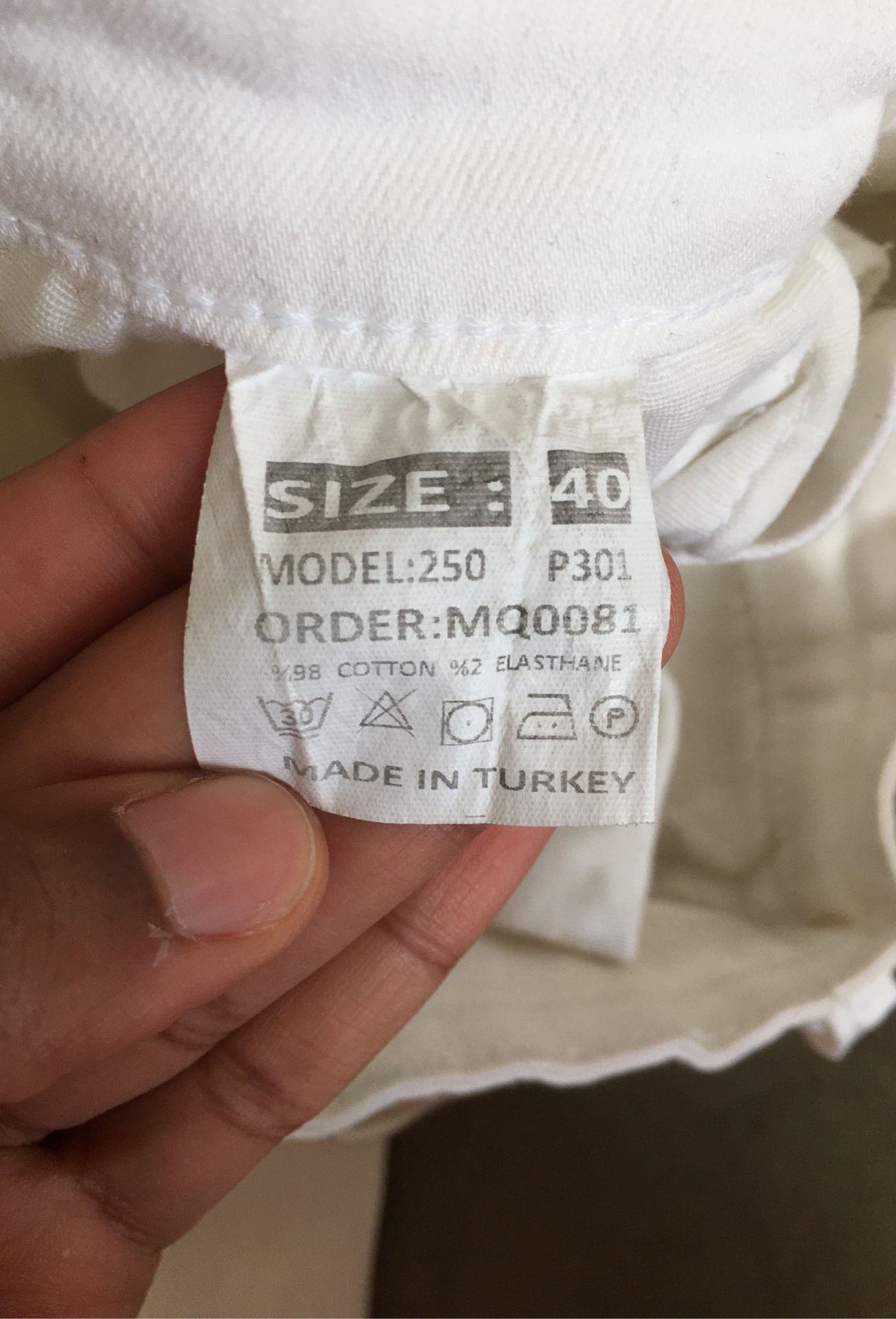 White Pants